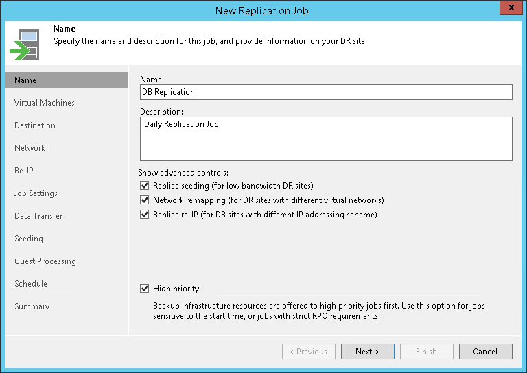 Step 2. Specify Job Name and Description