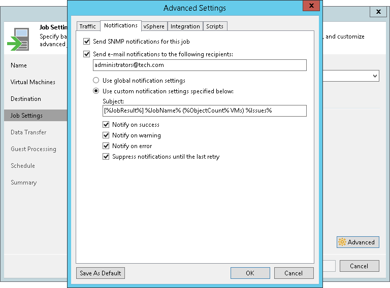 Notification Settings