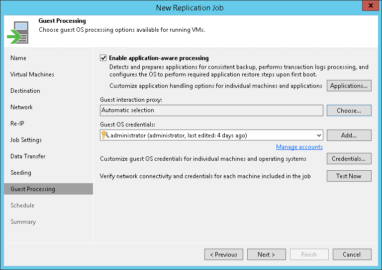 Step 14. Specify Guest Processing Settings