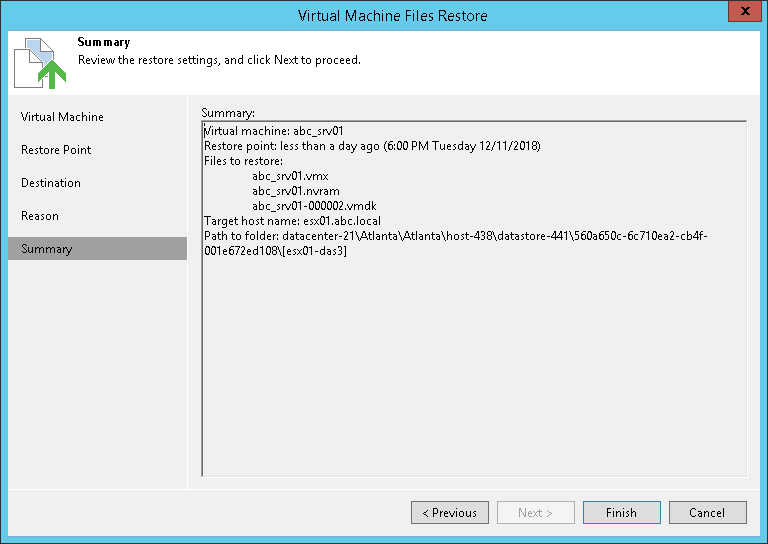 第 6 步使用向导完成操作