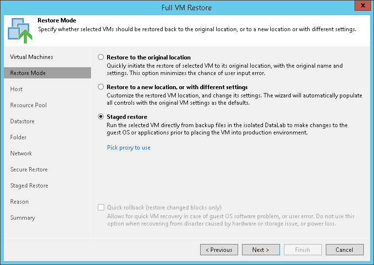 第4步。选择Restore Mode（还原模式）
