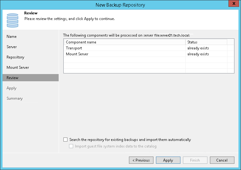 Step 6. Review Properties and Components