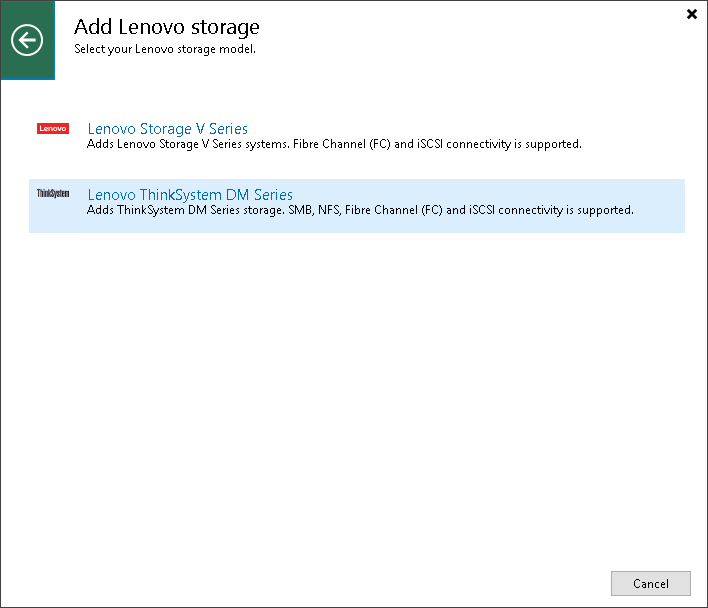 Step 1. Launch New Lenovo ThinkSystem Storage Wizard