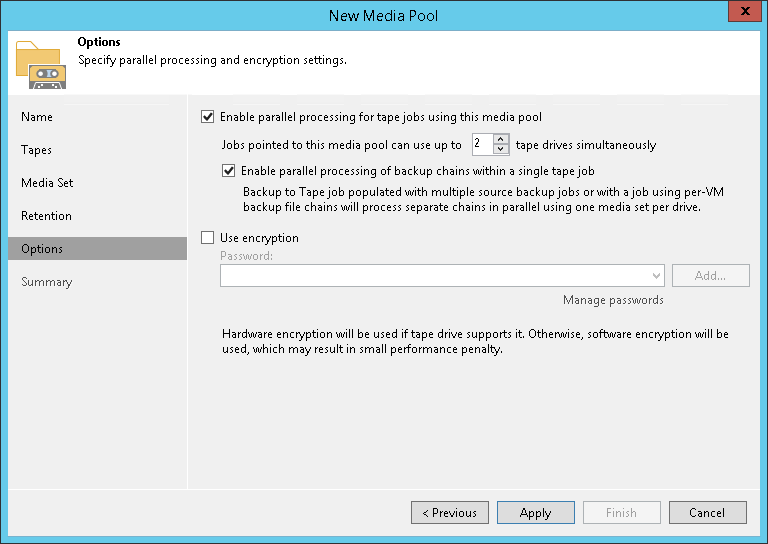 Step 6. Add Optional Media Pool Settings