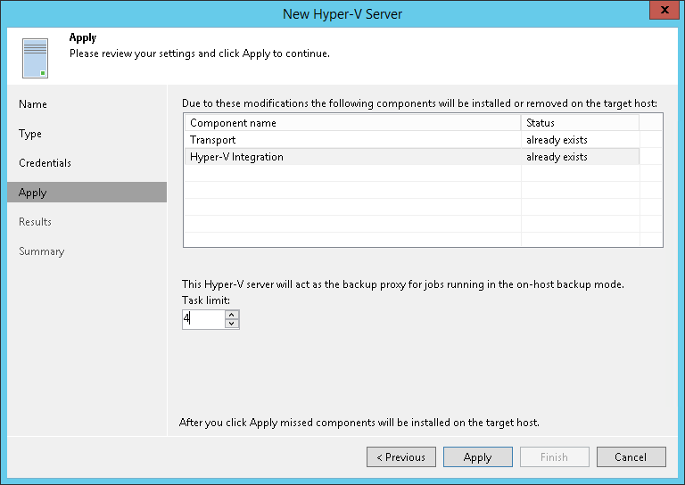 Step 5. Review Components