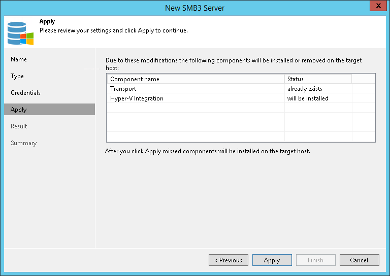 Step 5. Review Components