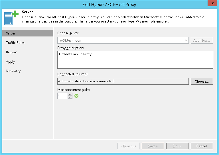 Presenting Volumes to Off-Host Backup Proxies