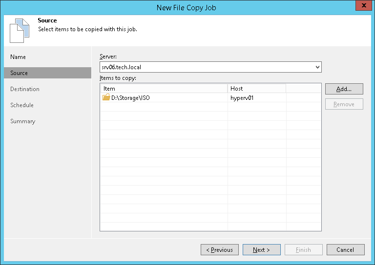 Step 3. Select Files and Folders to Be Copied