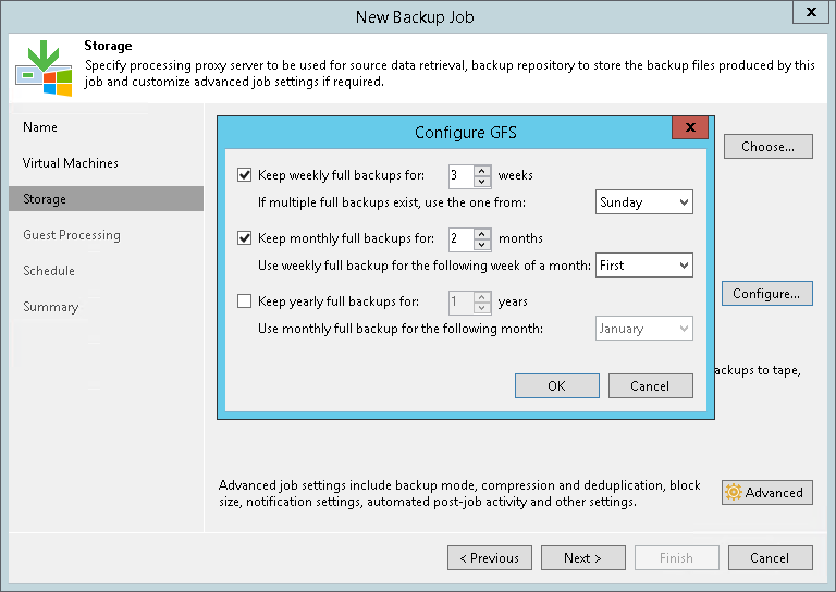 Step 7. Configure Long-Term Retention