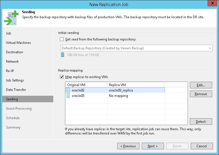 Step 13. Define Seeding and Mapping Settings