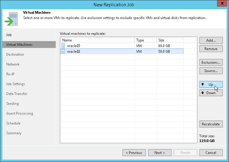 Step 6. Define VM Replication Order