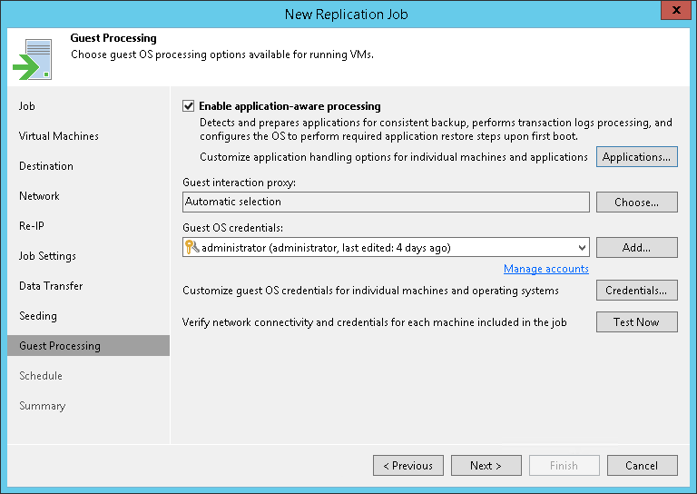 Step 14. Specify Guest Processing Settings