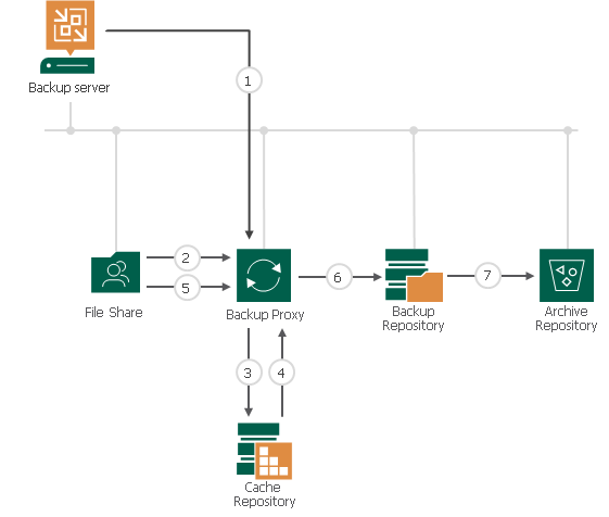 How File Share Backup Works