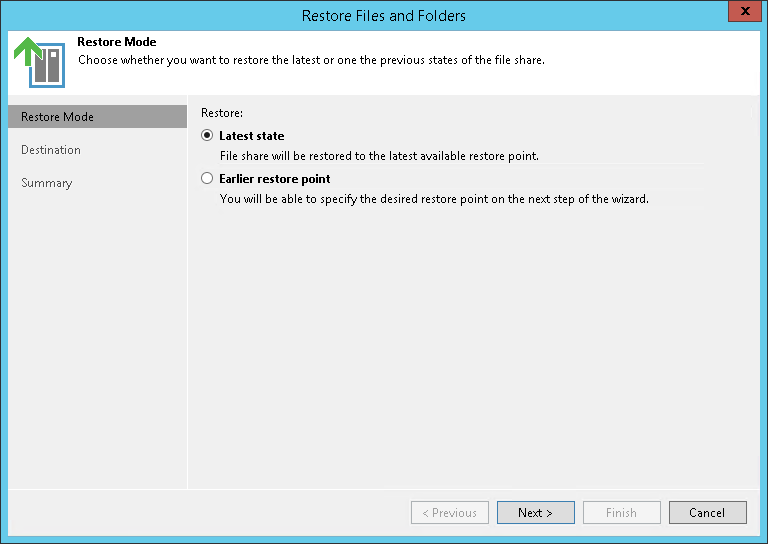 Step 5. Select Restore Point