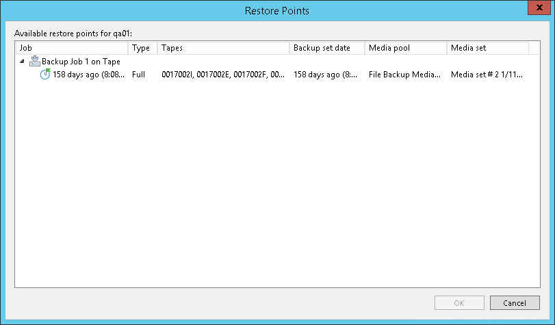 Step 3. Select Restore Point