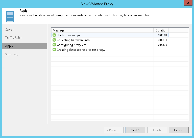 Step 5. Apply Backup Proxy Settings