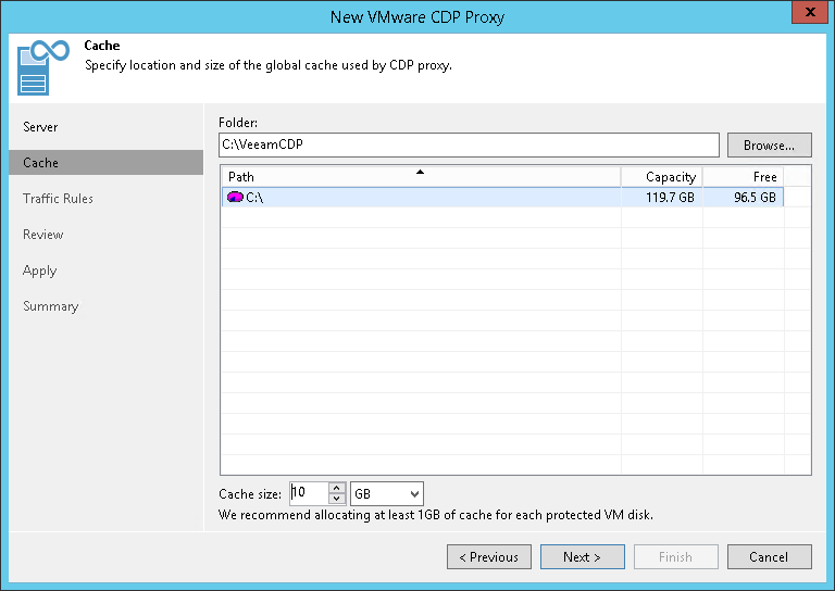 Step 3. Configure Cache