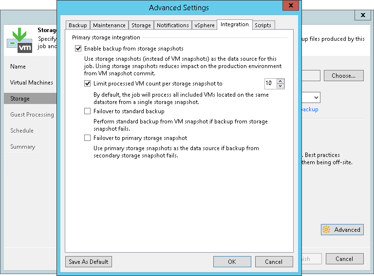 Limitation on Number of VMs per Snapshot