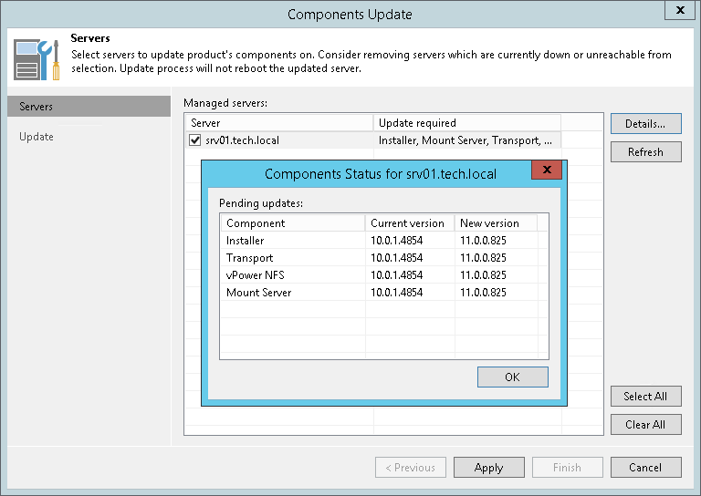 Server Components Upgrade