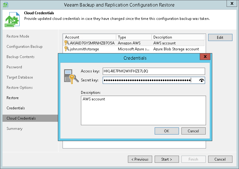 Step 9. Finalize Restore Process