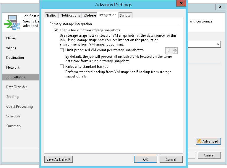 Integration Settings