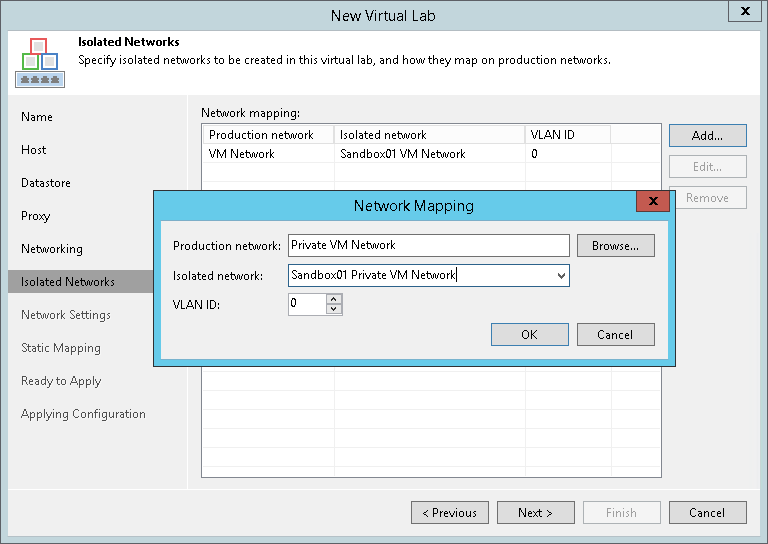 Step 7. Create Isolated Networks