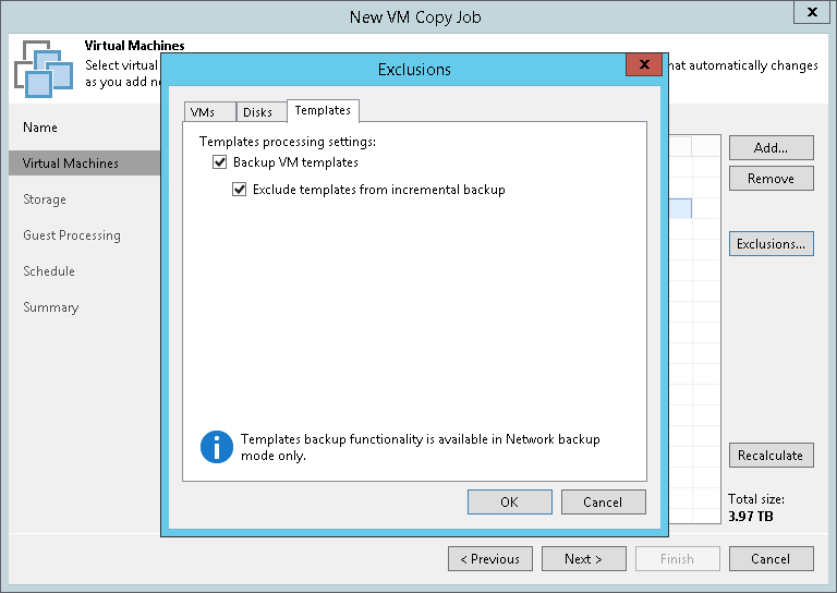 Step 4. Exclude Objects from VM Copy Job