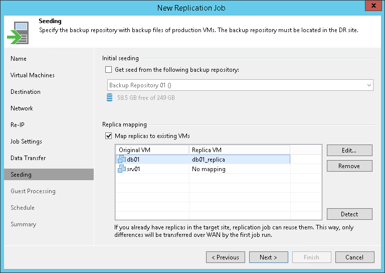 Step 13. Define Seeding and Mapping Settings