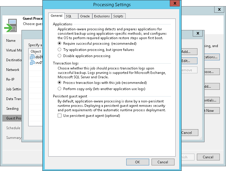 Application-Aware Processing