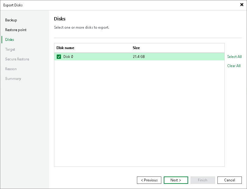 Step 4. Select Disks