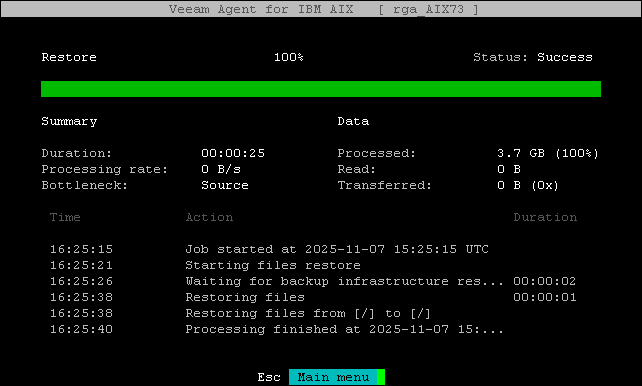 Restoring with Backup File Browser