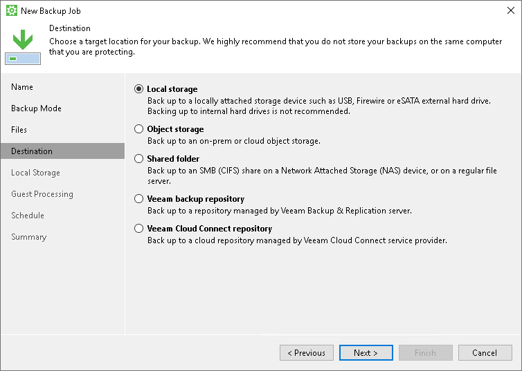 Step 4. Select Backup Destination