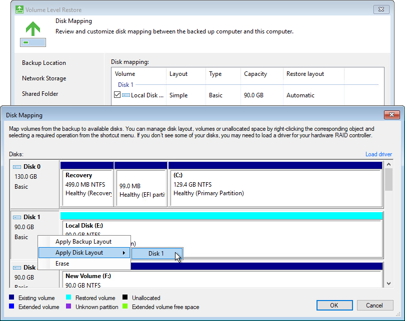 Step 10. Map Restored Disks