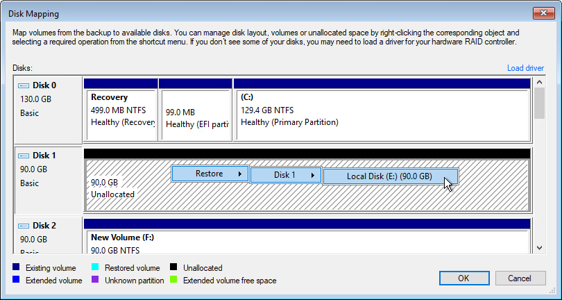 Step 10. Map Restored Disks