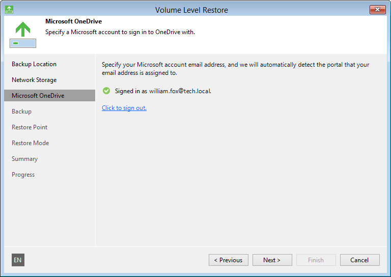 Microsoft OneDrive Settings