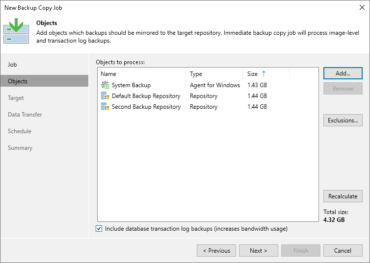 Performing Backup Copy for Veeam Agent Backups