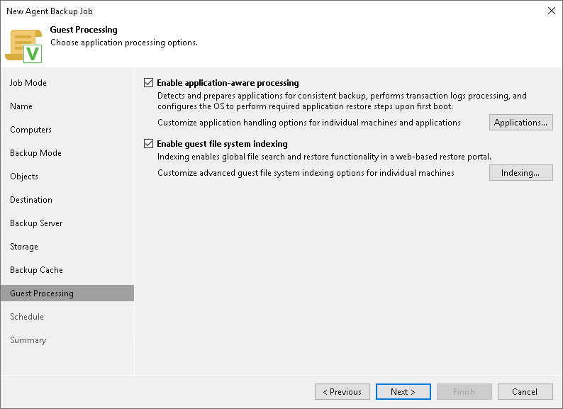 Step 12. Specify Guest Processing Settings