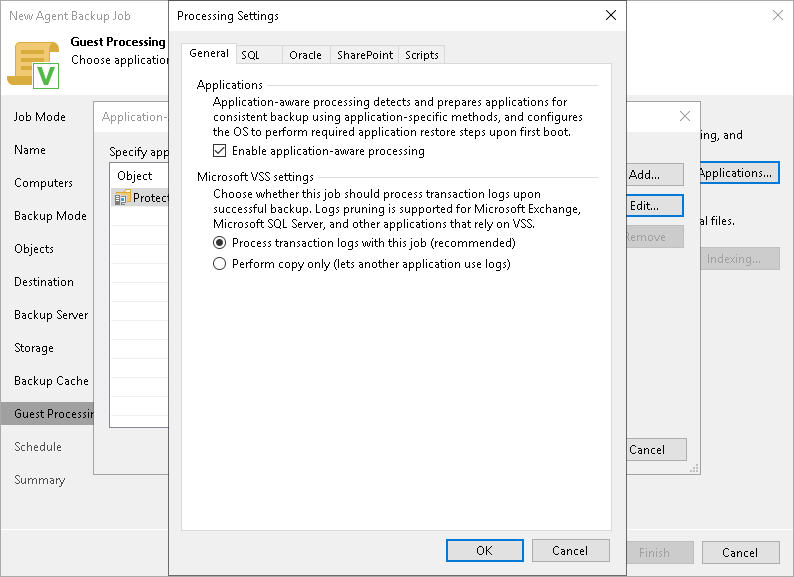 Application-Aware Processing