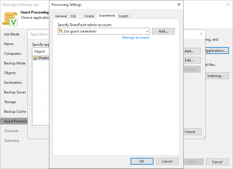 Microsoft SharePoint Account Settings