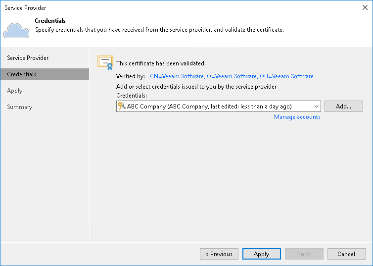 Step 3. Verify TLS Certificate and Specify User Account Settings