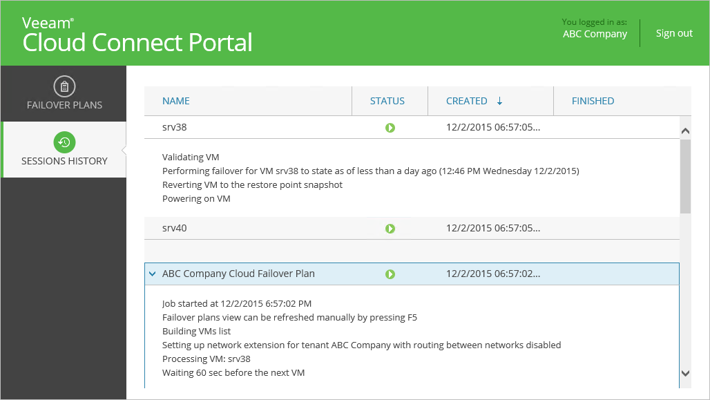 network connect portal