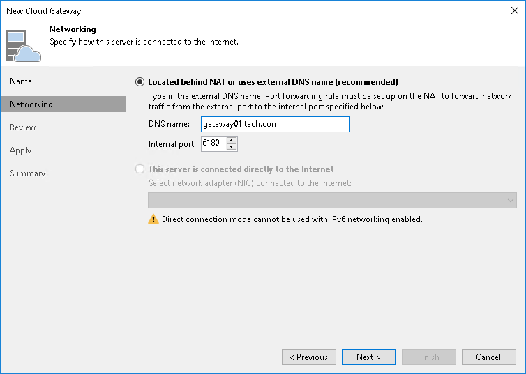 Step 3. Specify Network Settings