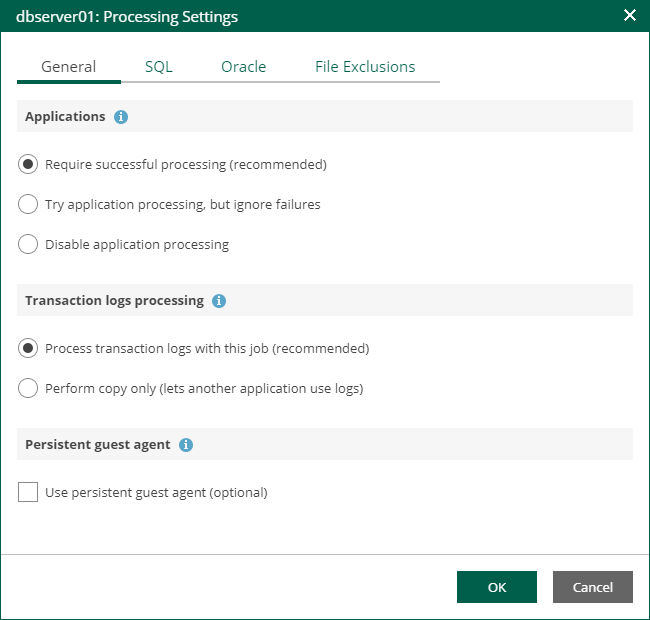 Preparing an Application-Consistent Backup