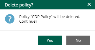 Deleting Policies