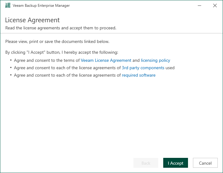 Step 2. Read and Accept License Agreement