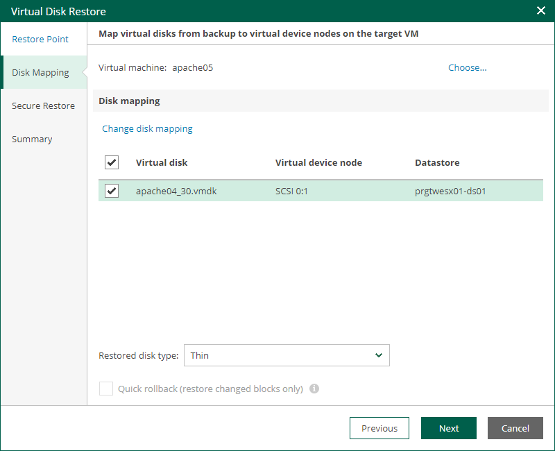 veeam you need to format the disk in drive