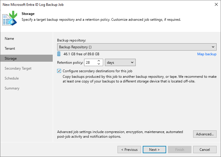 Step 4. Specify Backup Repository Settings