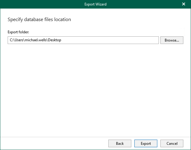Specify Database Files Location