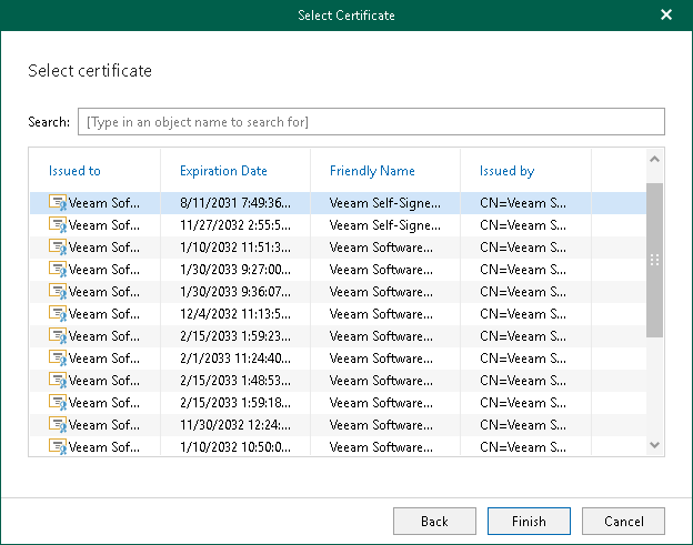 Selecting Certificate Step 1. Select Authentication Method
