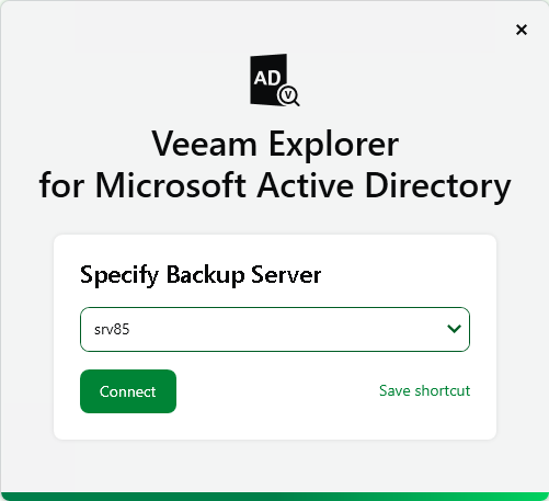 Specify Backup Server